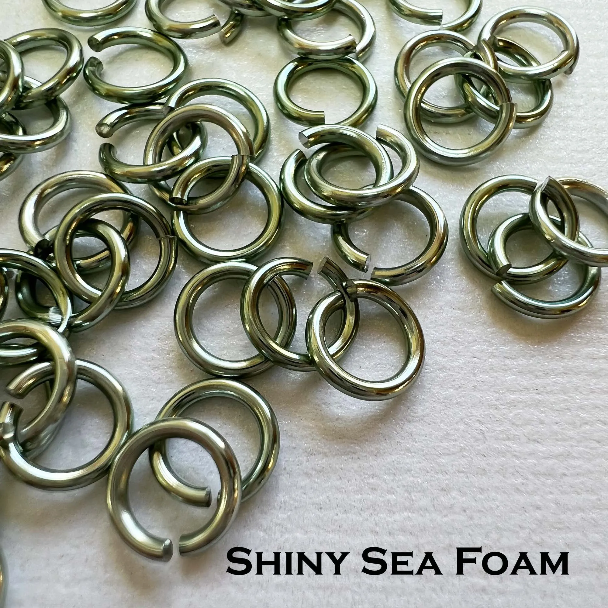 18g 3/16" Jump Rings Shiny (SWG) ID: 5mm - choose color & quantity