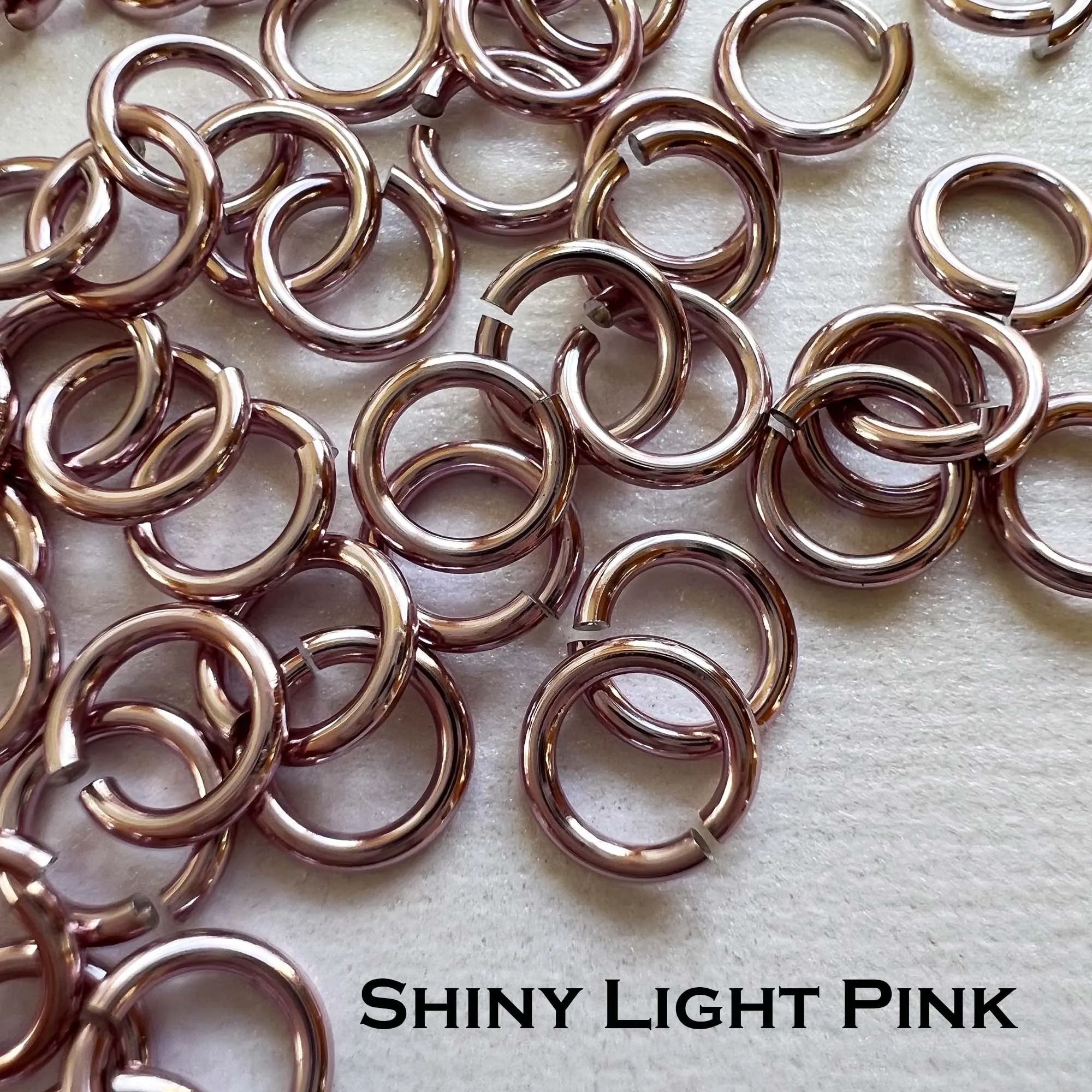 20g 1/8" Jump Rings SHINY (AWG) ID: 3.4mm - choose color & quantity