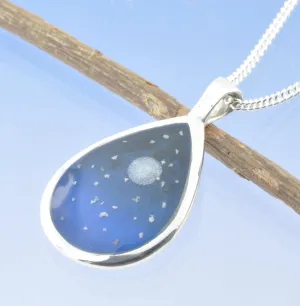 Ashes Jewellery - Moon Star Night Sky Necklace