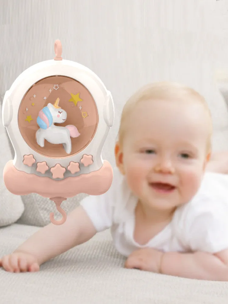 Baby Music Bed Bell Baby Newborn Puzzle Bedside Rotating Rattle Appease Toy Pendant