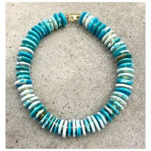 Blue & White Biggie Candice Necklace