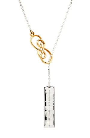 Cara Ogham Lariat Pendant