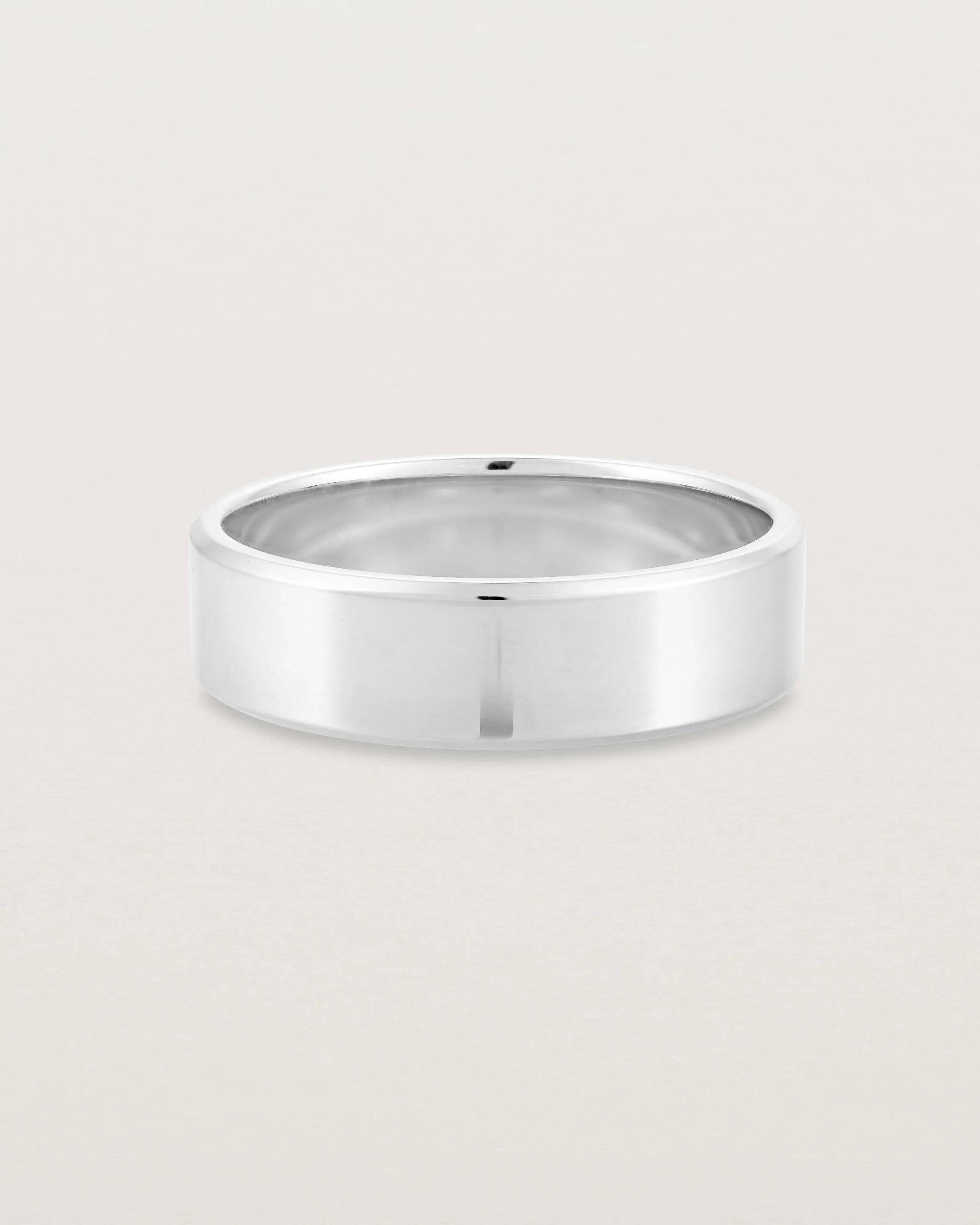 Chamfered Wedding Ring | 6mm