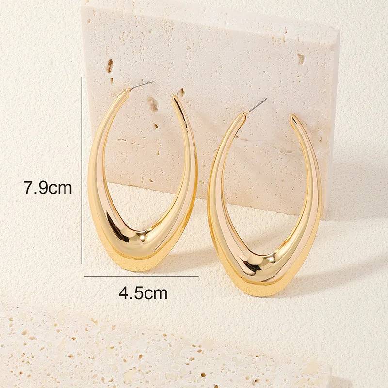 Chic Metal Earrings for Stylish Women - Vienna Verve Collection