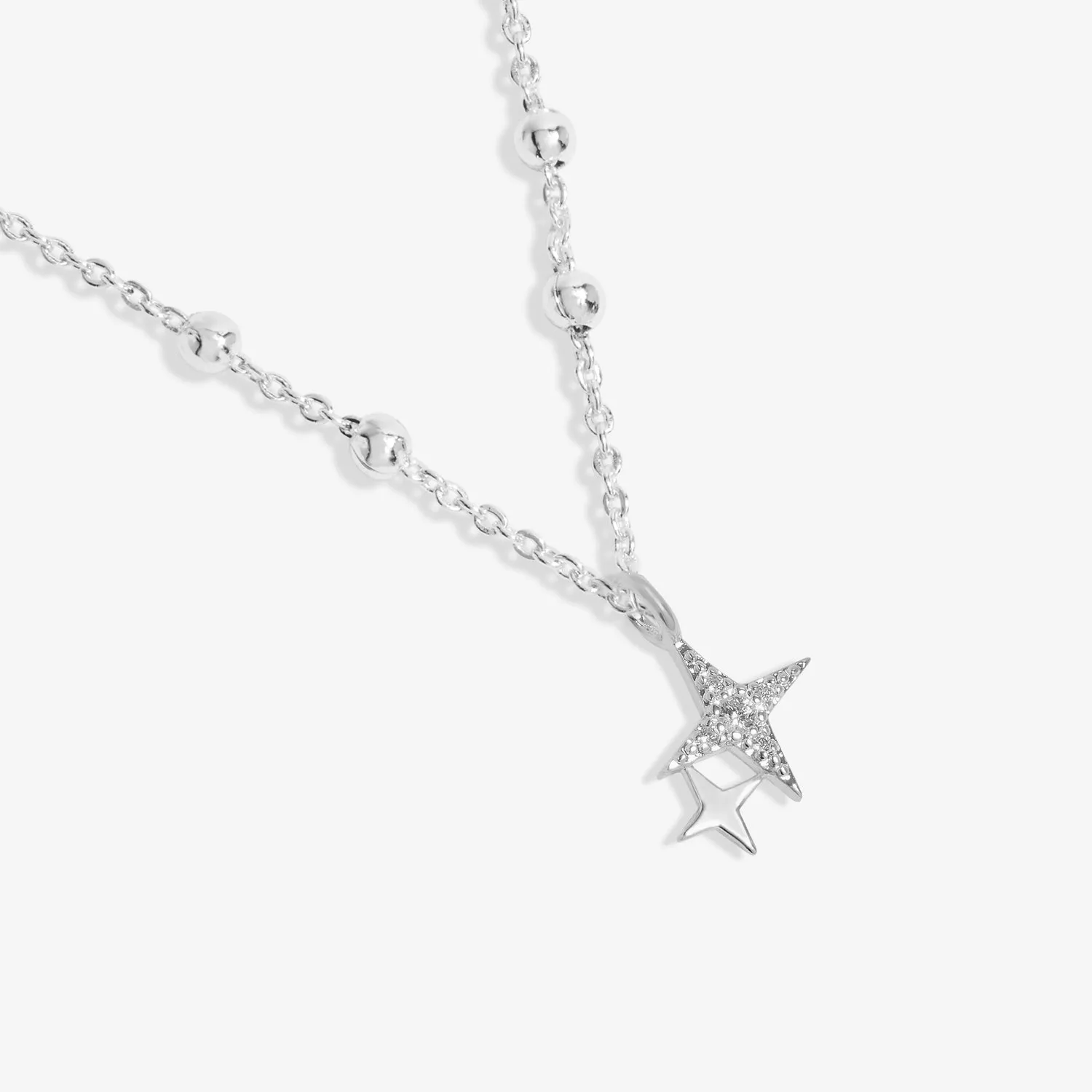 Christmas A Little Season To Sparkle Silver Plated Necklace 7710