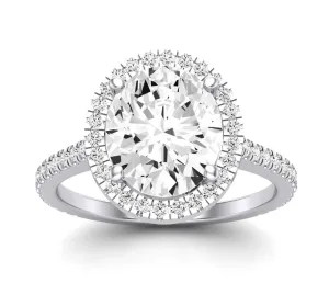 Columbine - Oval Lab Diamond Engagement Ring (IGI Certified)