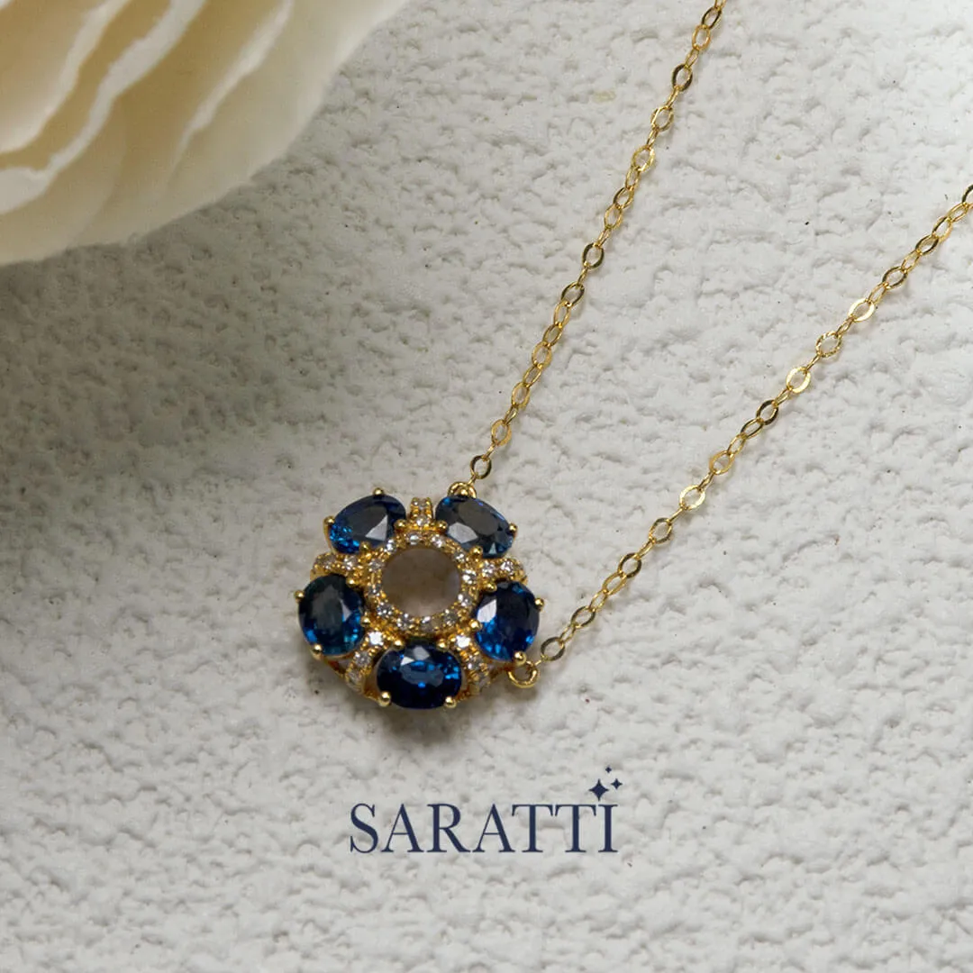 Etoile Zafiro Natural Sapphire Necklace