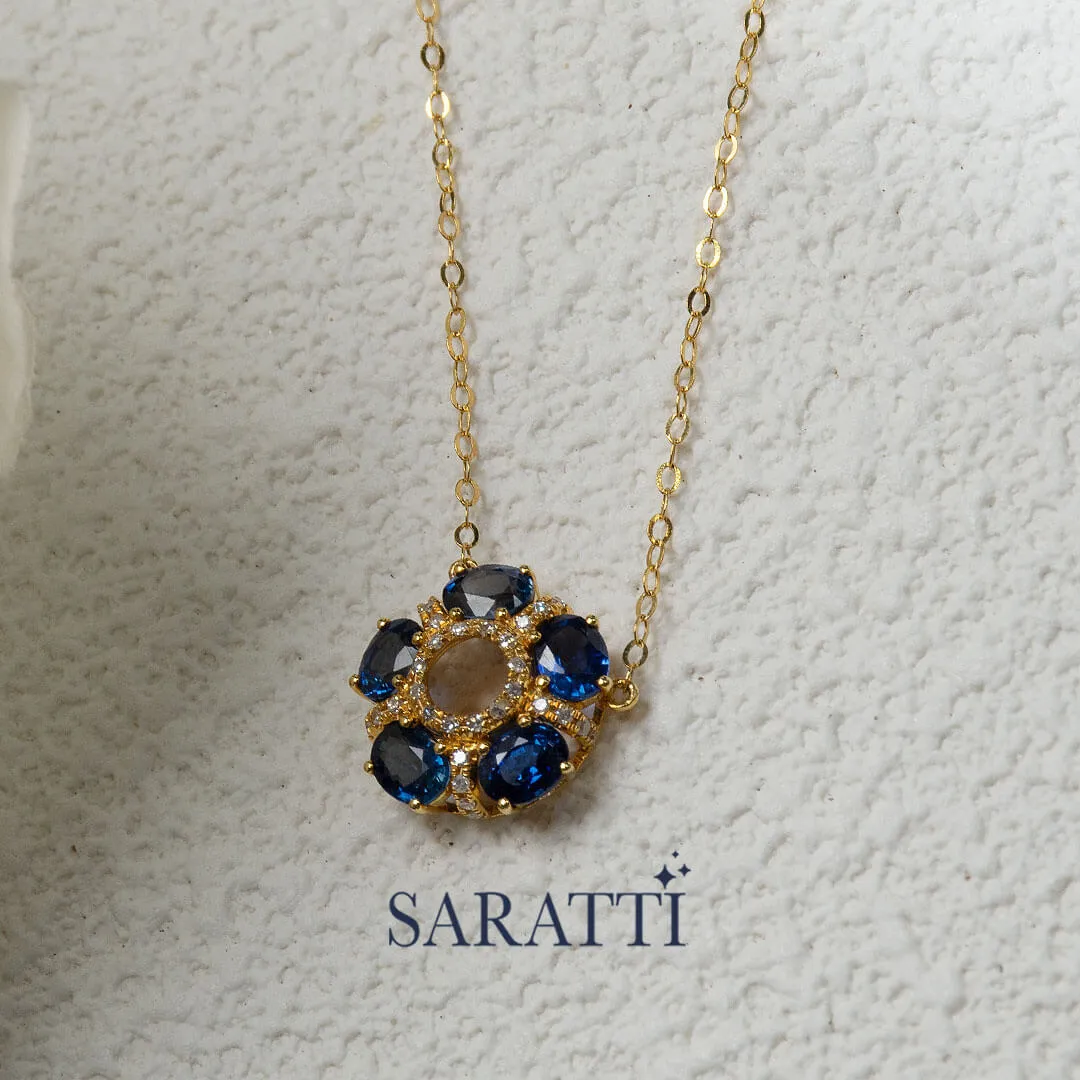 Etoile Zafiro Natural Sapphire Necklace