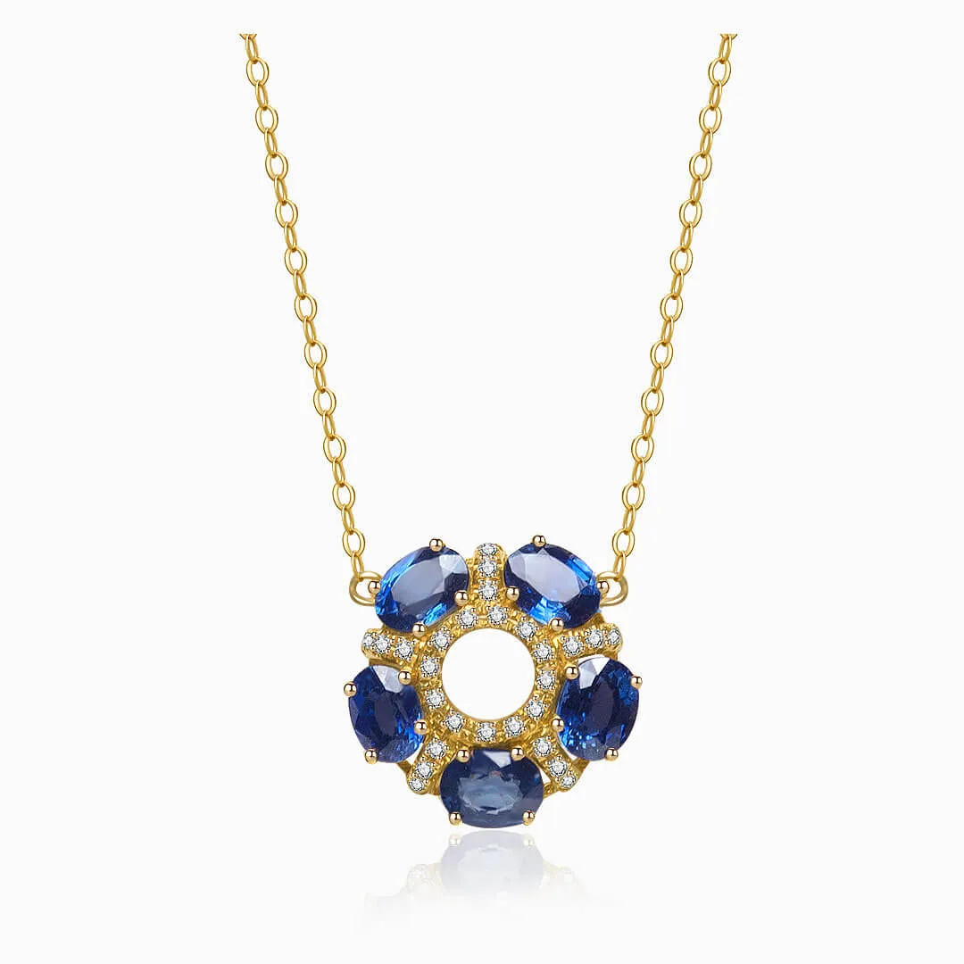 Etoile Zafiro Natural Sapphire Necklace