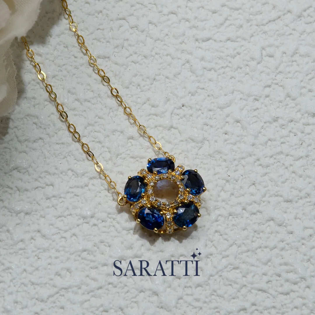 Etoile Zafiro Natural Sapphire Necklace