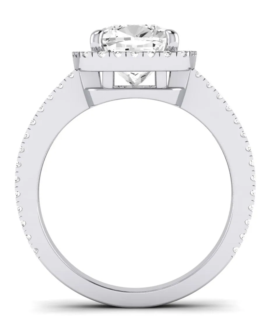 Freesia - GIA Natural Cushion Diamond Engagement Ring