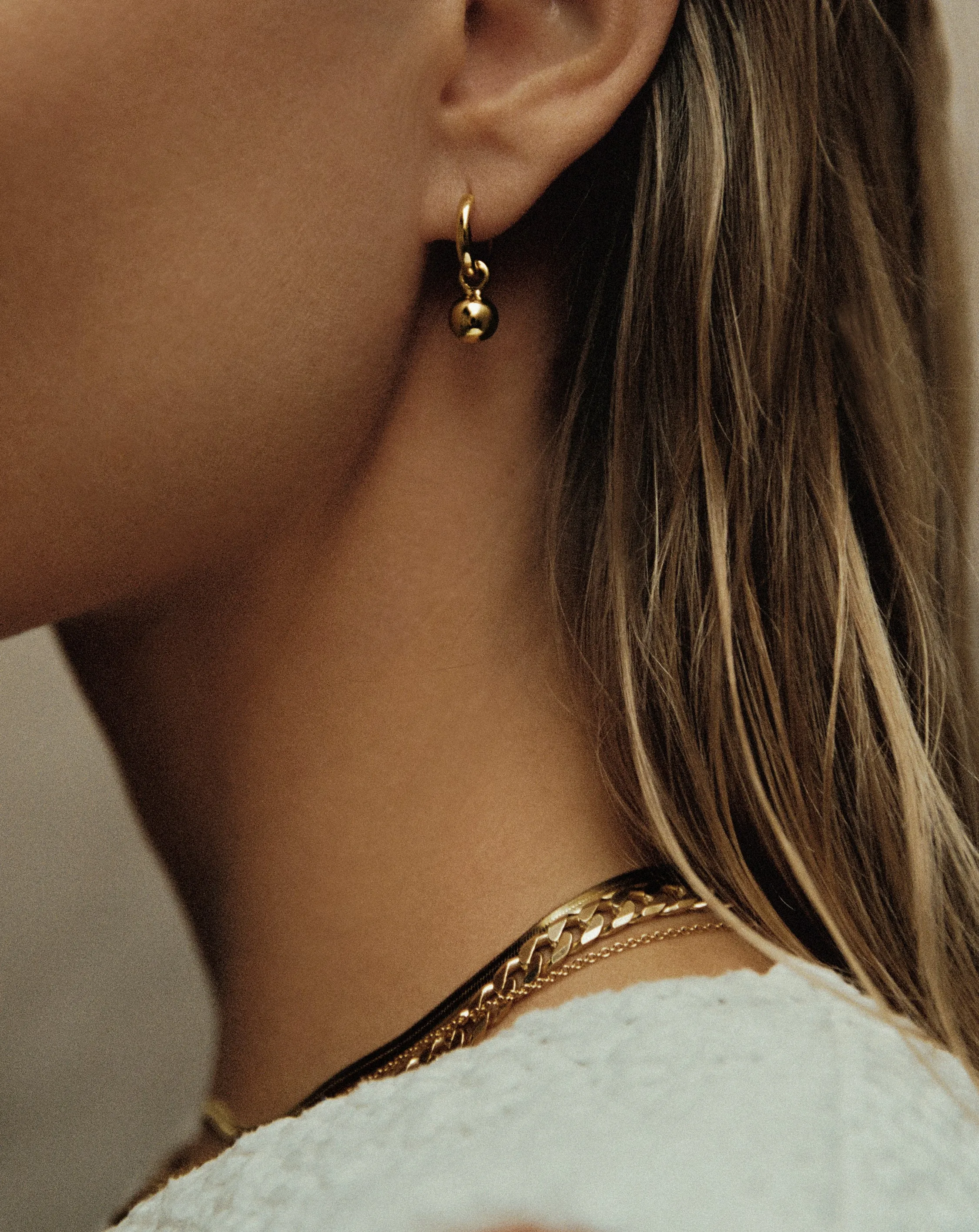 Gold Drop Earrings