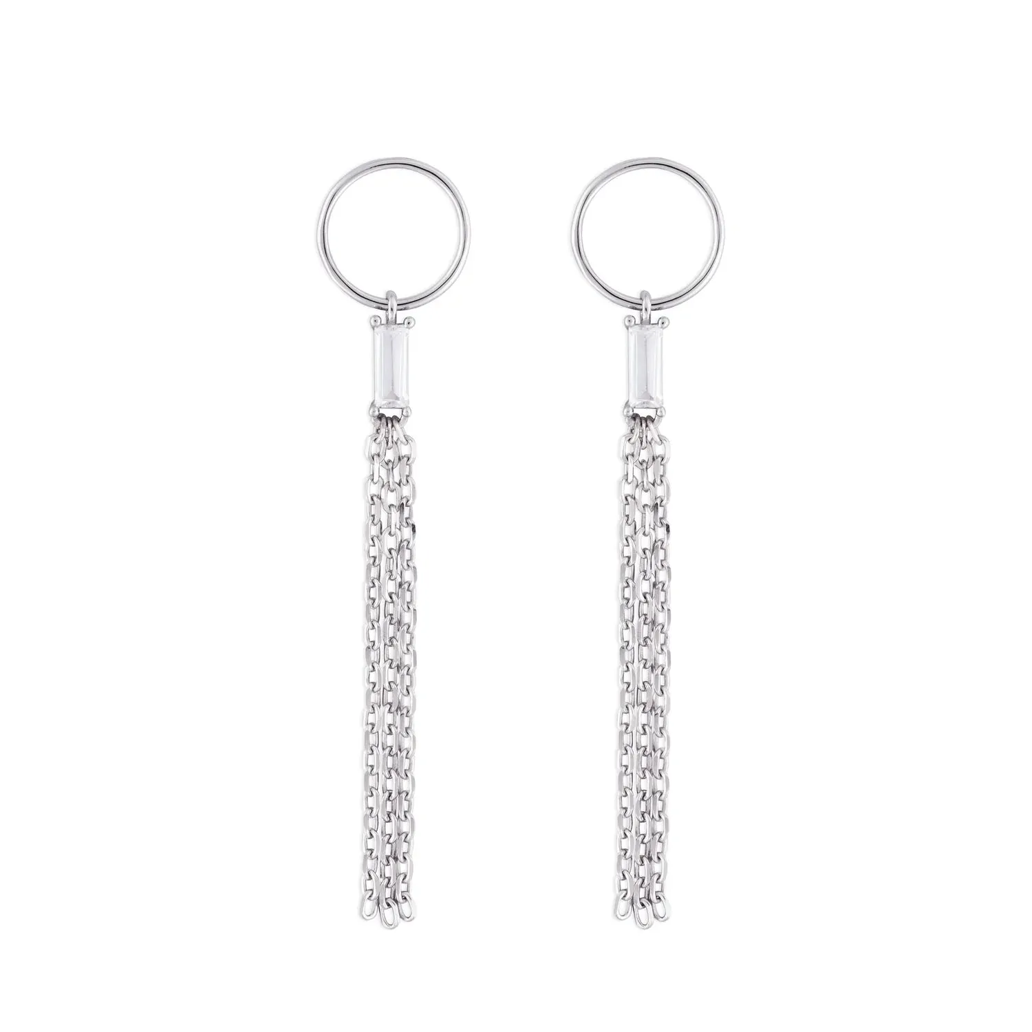 Jessa Earrings - Silver