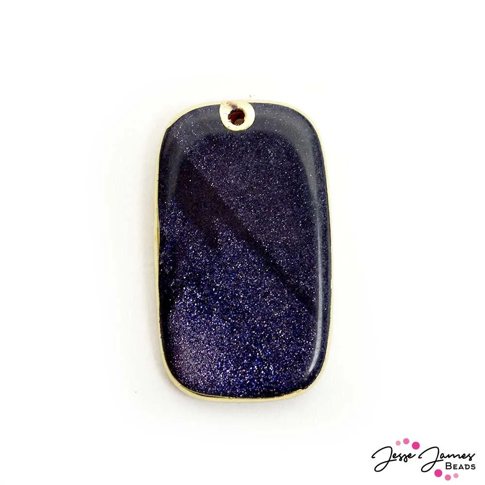 JJB Signature Stone Pendant in Starry Night Sky