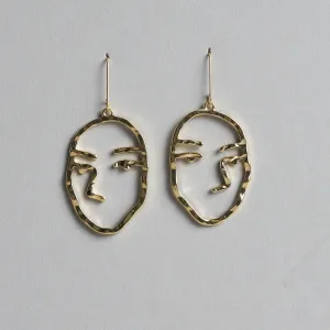 Juliette Face Earrings