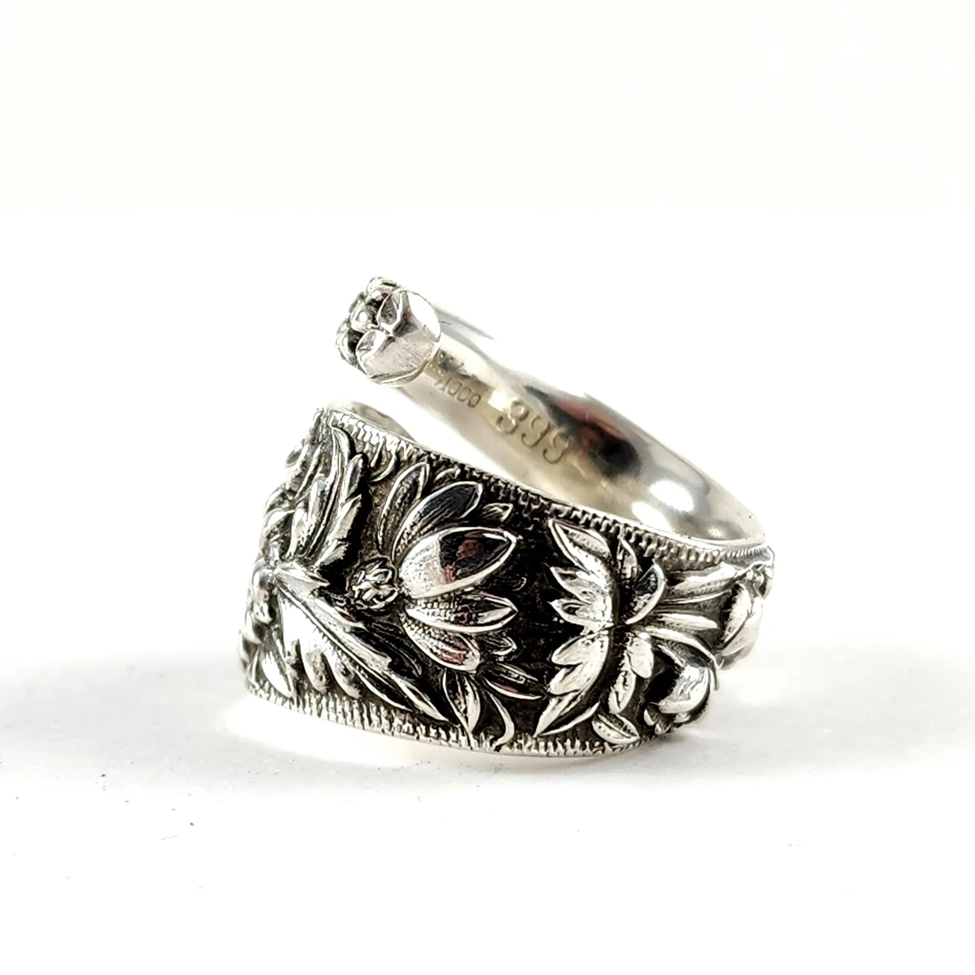 Kirk Stieff Repousse Sterling Silver Wrap Around Spoon Ring