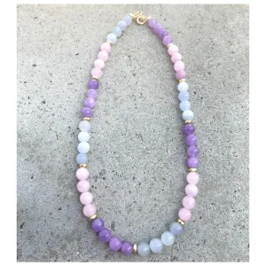 Lavender Mix Medium Dragibus Necklace