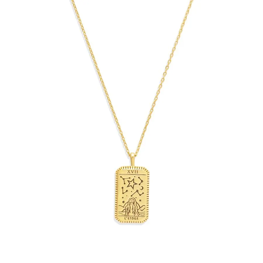 L'Etoile Gold Tarot Necklace