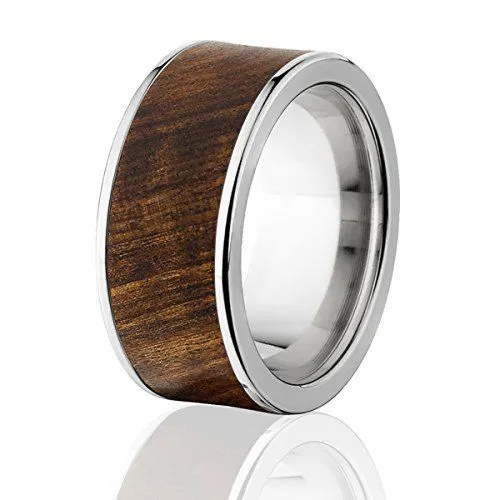 Men's Tamboti Wood Rings,  Men's Hard Wood Wedding Band