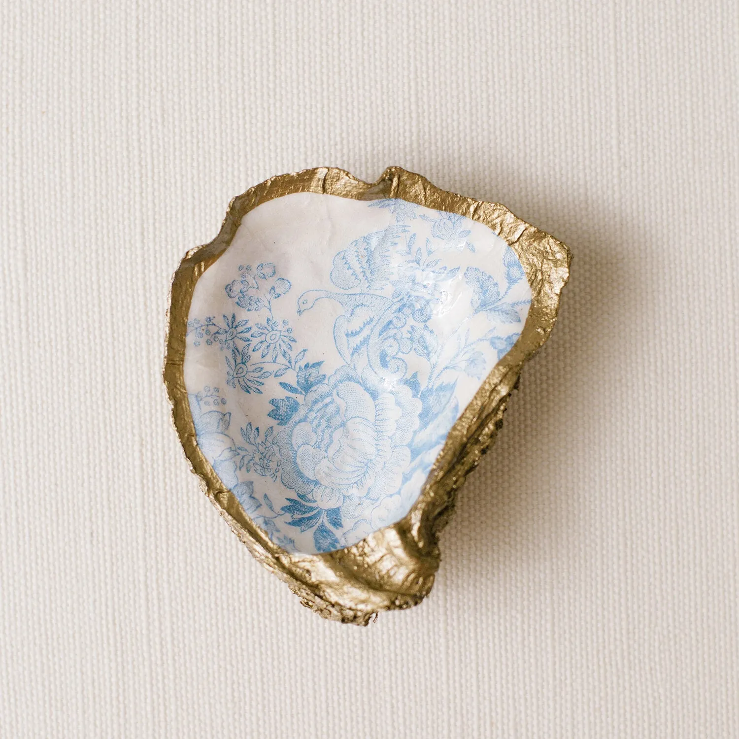 Oyster Dish - Floral Applique