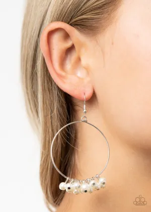 Paparazzi Earring ~ Things Are Looking UPSCALE - White