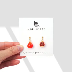 Pomegranate Dangle Earrings