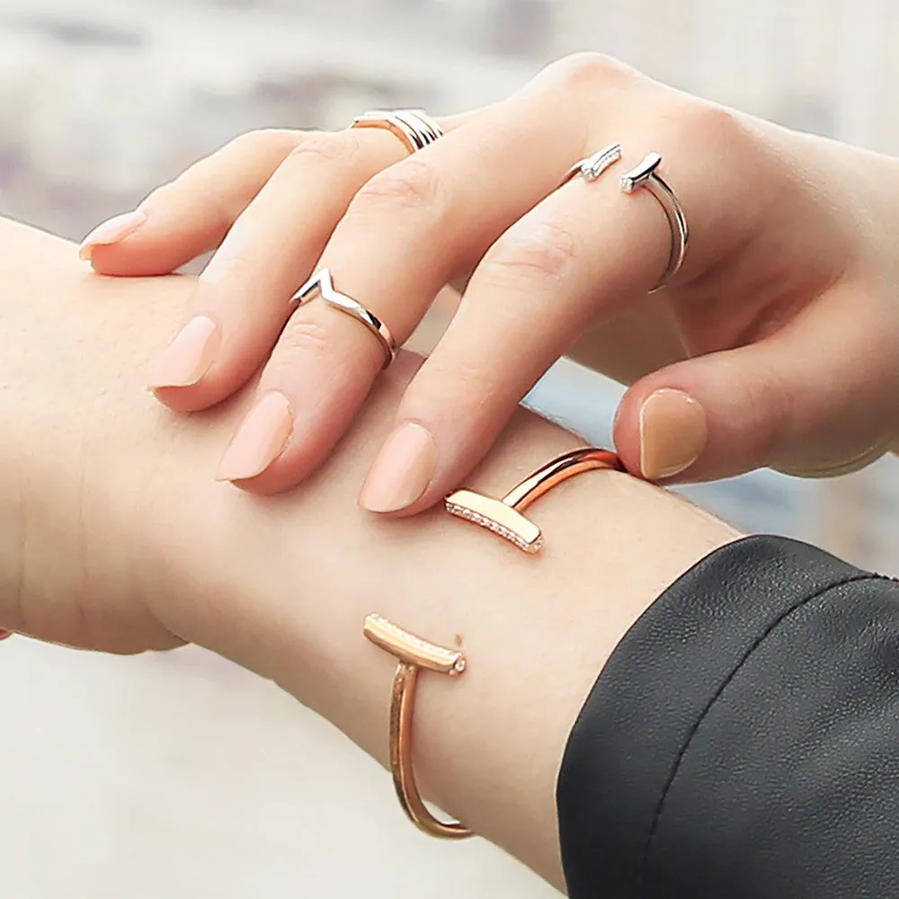 Rose Gold Cuff Ring