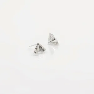 Shore Petite Stud Earrings - Sterling Silver - Martina Hamilton