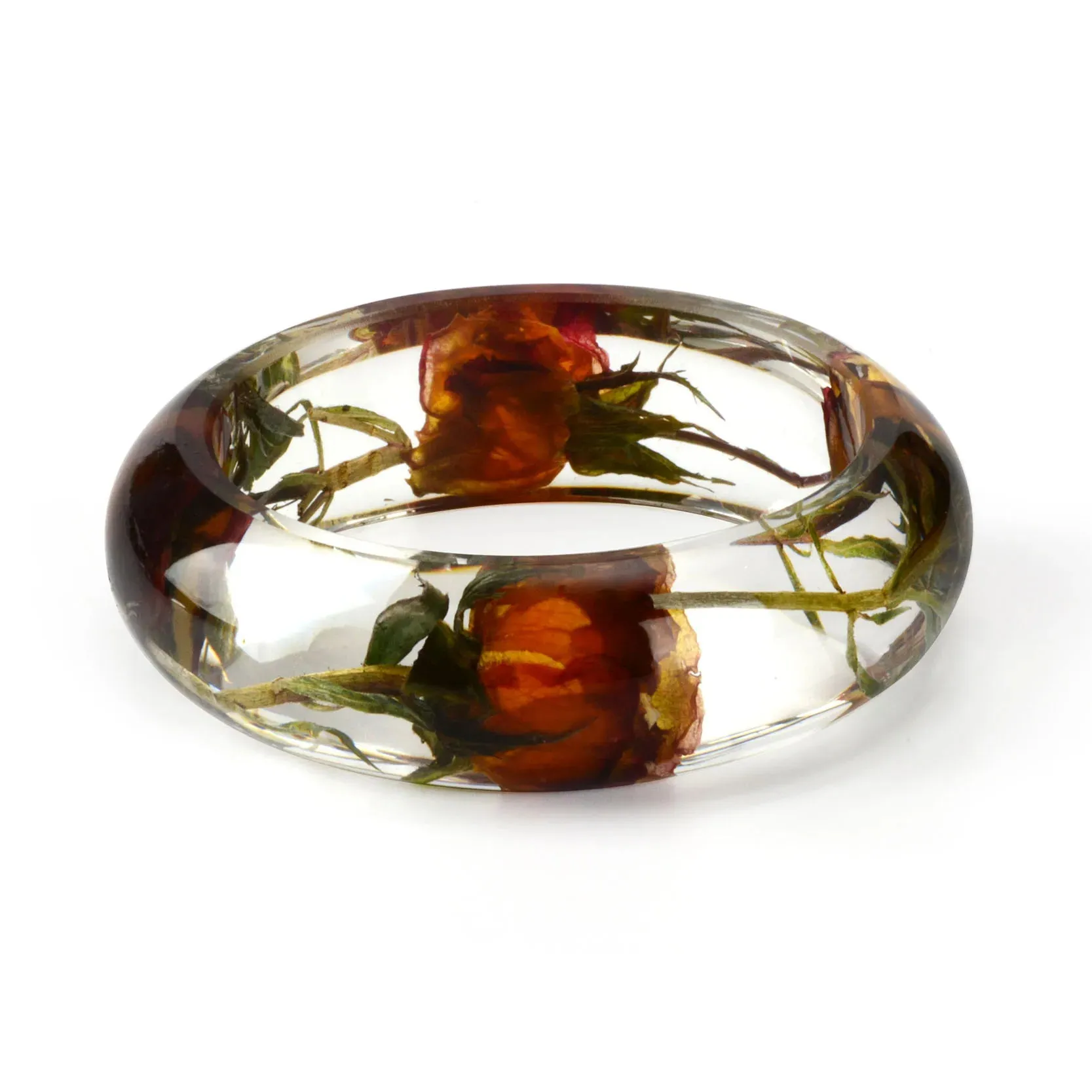 TEEK - Transparent Resin Real Dried Floral Bracelet