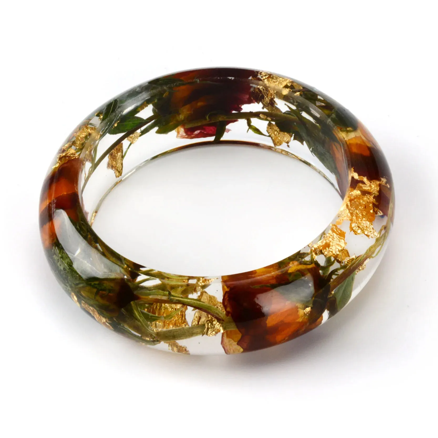 TEEK - Transparent Resin Real Dried Floral Bracelet